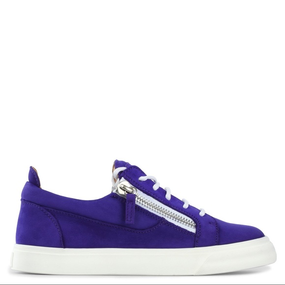giuseppe zanotti • NEW • designer purple lowtops - Picture 4 of 5